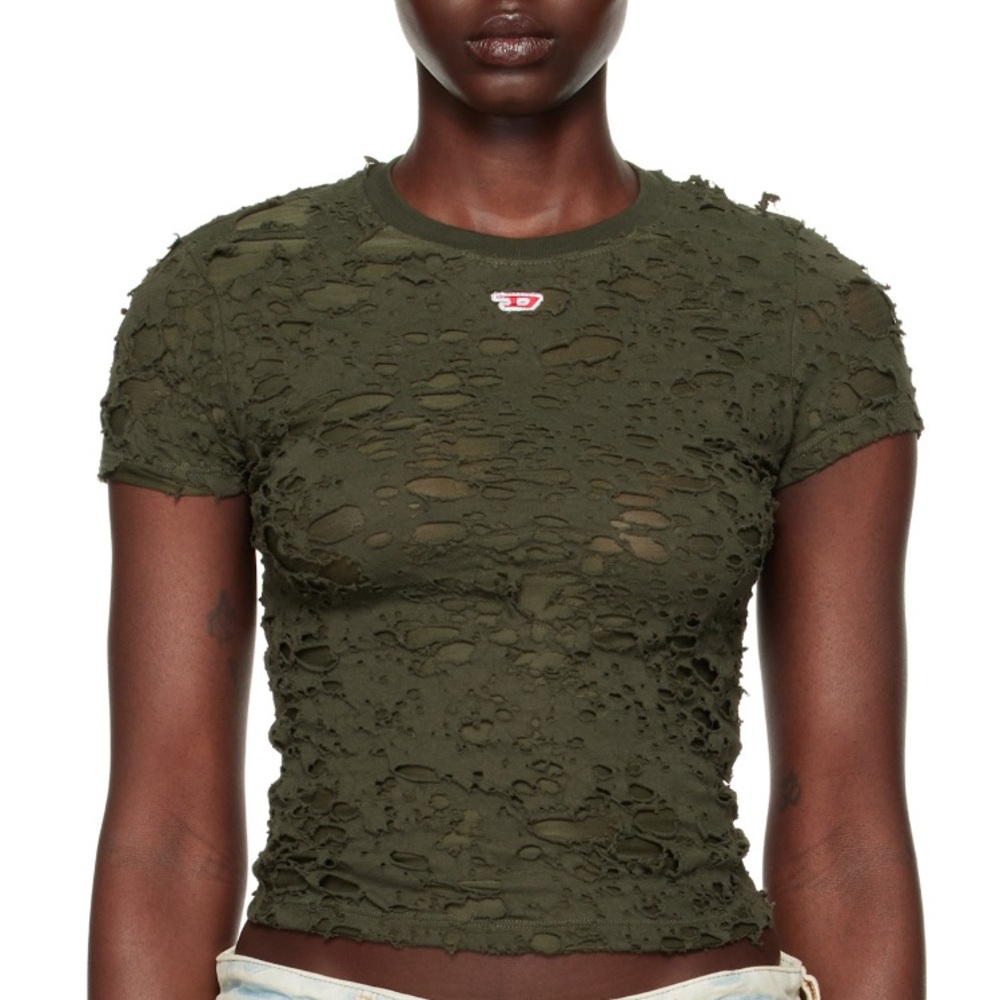 NWT: Diesel T-Uncutie T-Shirt (Khaki)